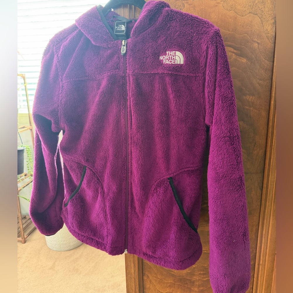 The North Face Magenta Fleece Hoodie